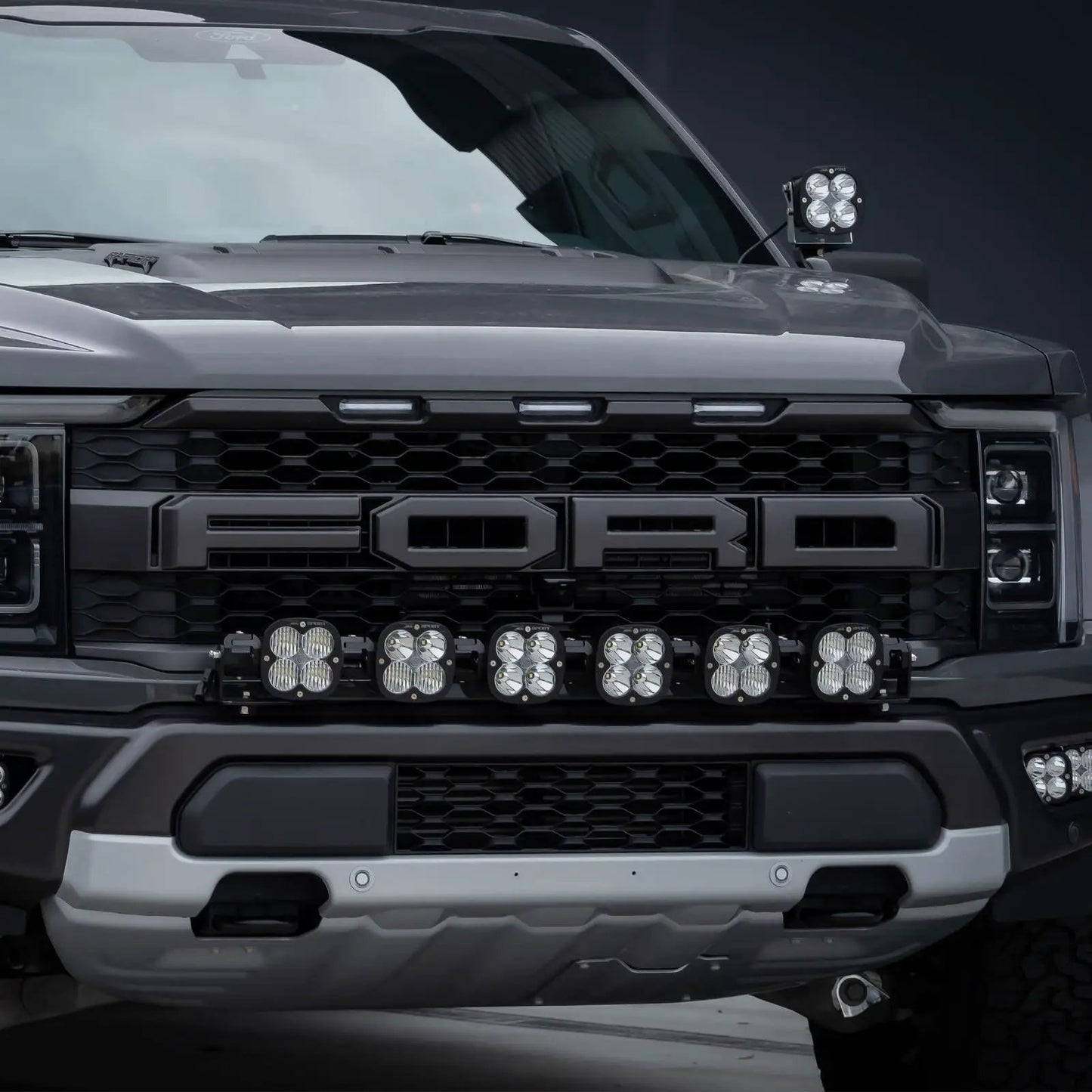 Baja Designs XL Sport Linkable Sport Bumper Light Kit - '21-26 F-150 Raptor (Multi-Pattern; Clear) by Baja Designs