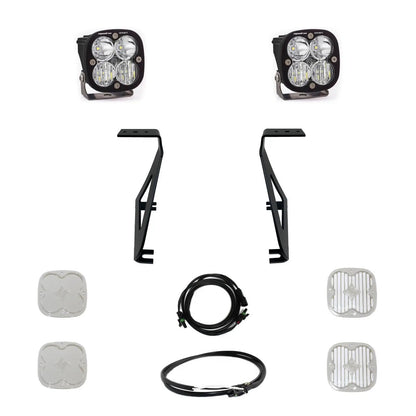 Baja Designs Squadron Sport A-Pillar Kit - '21-26 F-150 Raptor / Raptor R / Raptor 37 (Driving/Combo; Clear) by Baja Designs