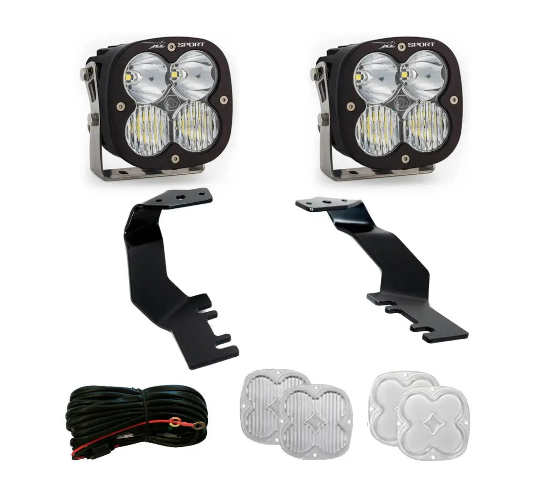 Baja Designs XL Sport A-Pillar Kit - '22-26 Tundra, '23-26 Sequoia (Driving/Combo; Clear) by Baja Designs