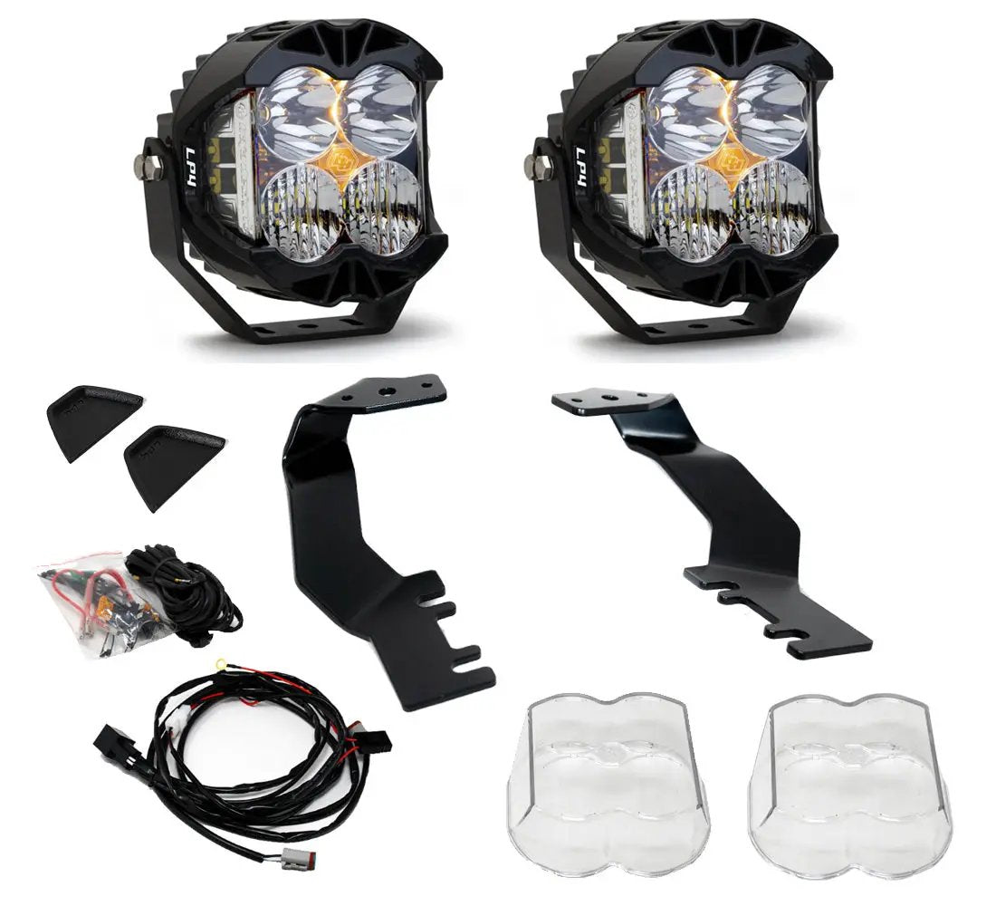 Baja Designs LP4 Pro A-Pillar Kit - '22-26 Tundra, '23-26 Sequoia (Driving/Combo; Clear) by Baja Designs