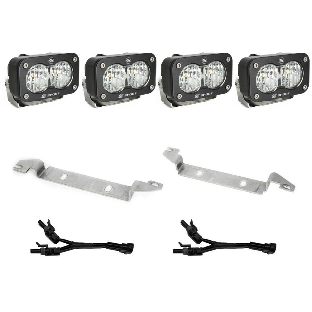 Baja Designs S2 Sport Fog Pocket Kit - '22-26 Tundra (Wide Cornering; Clear) by Baja Designs