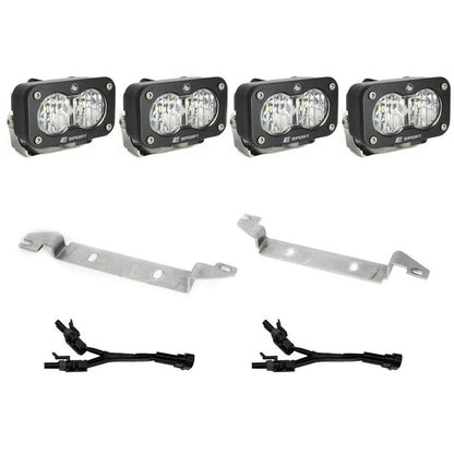 Baja Designs S2 Sport Fog Pocket Kit - '22-26 Tundra (Wide Cornering; Clear) by Baja Designs