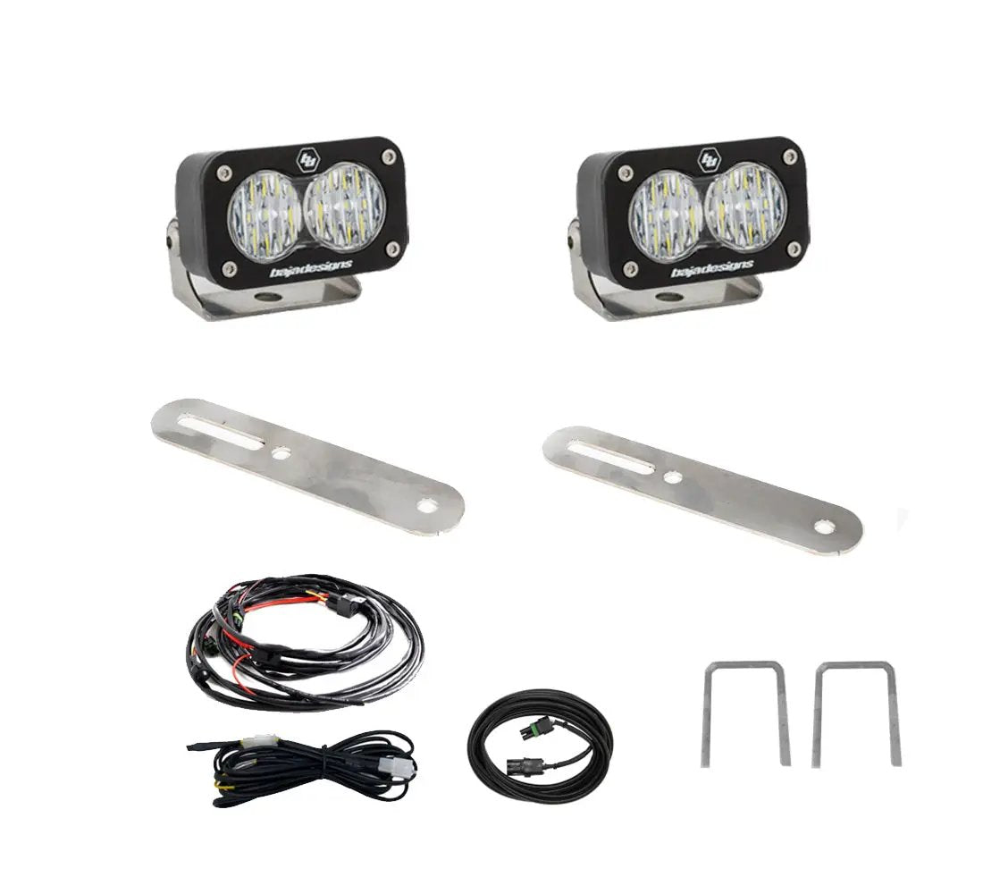 Baja Designs S2 Sport Dual Reverse Kit - '22-26 Tundra (Wide Cornering; Clear) by Baja Designs