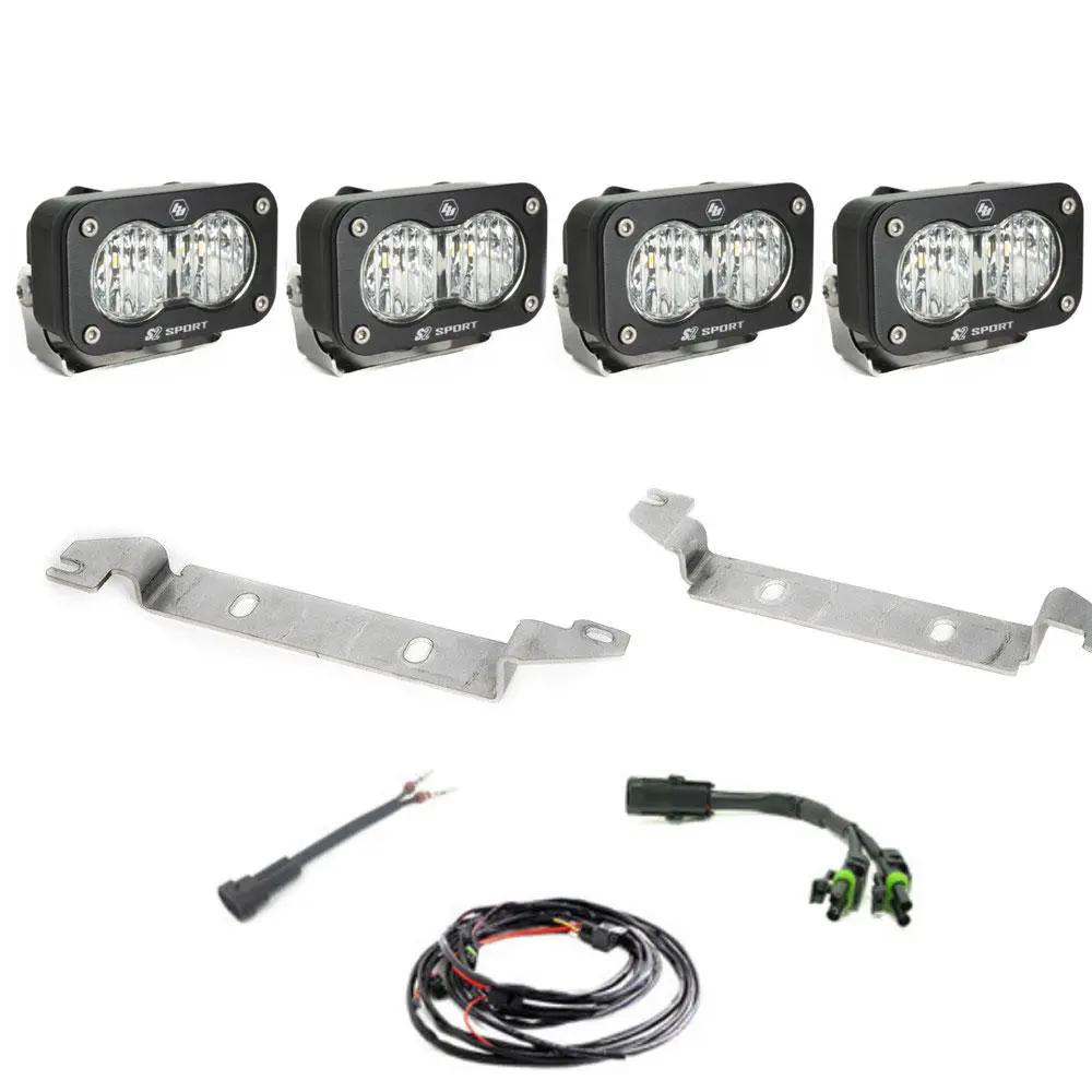 Baja Designs Fog Pocket Light Kit - 2023-26 Toyota Sequoia (Wide Cornering: Clear) by Baja Designs