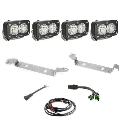 Baja Designs Fog Pocket Light Kit - 2023-26 Toyota Sequoia (Wide Cornering: Clear) by Baja Designs