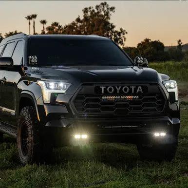 Baja Designs Fog Pocket Light Kit - 2023-26 Toyota Sequoia (Wide Cornering: Clear) by Baja Designs