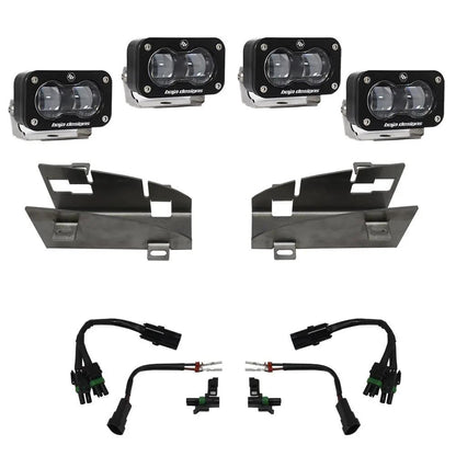 Baja Designs Dodge, Ram Rebel/TRX (19-24), Dual S2 SAE Fog Pocket Kit by Baja Designs
