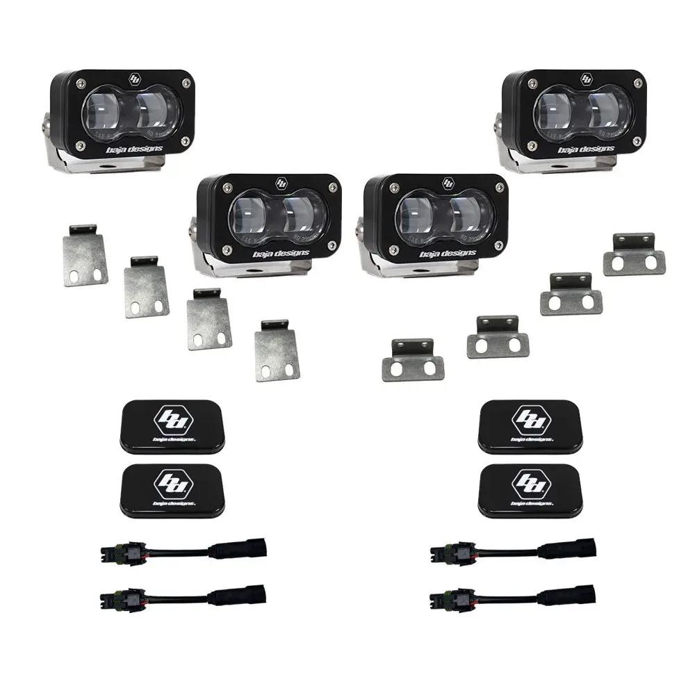 Baja Designs S2 SAE Fog Pocket Kits - Ford '21-26 F-150 Raptor, '24-26 F-150 Raptor 37/R by Baja Designs