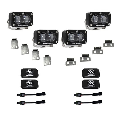 Baja Designs S2 SAE Fog Pocket Kits - Ford '21-26 F-150 Raptor, '24-26 F-150 Raptor 37/R by Baja Designs