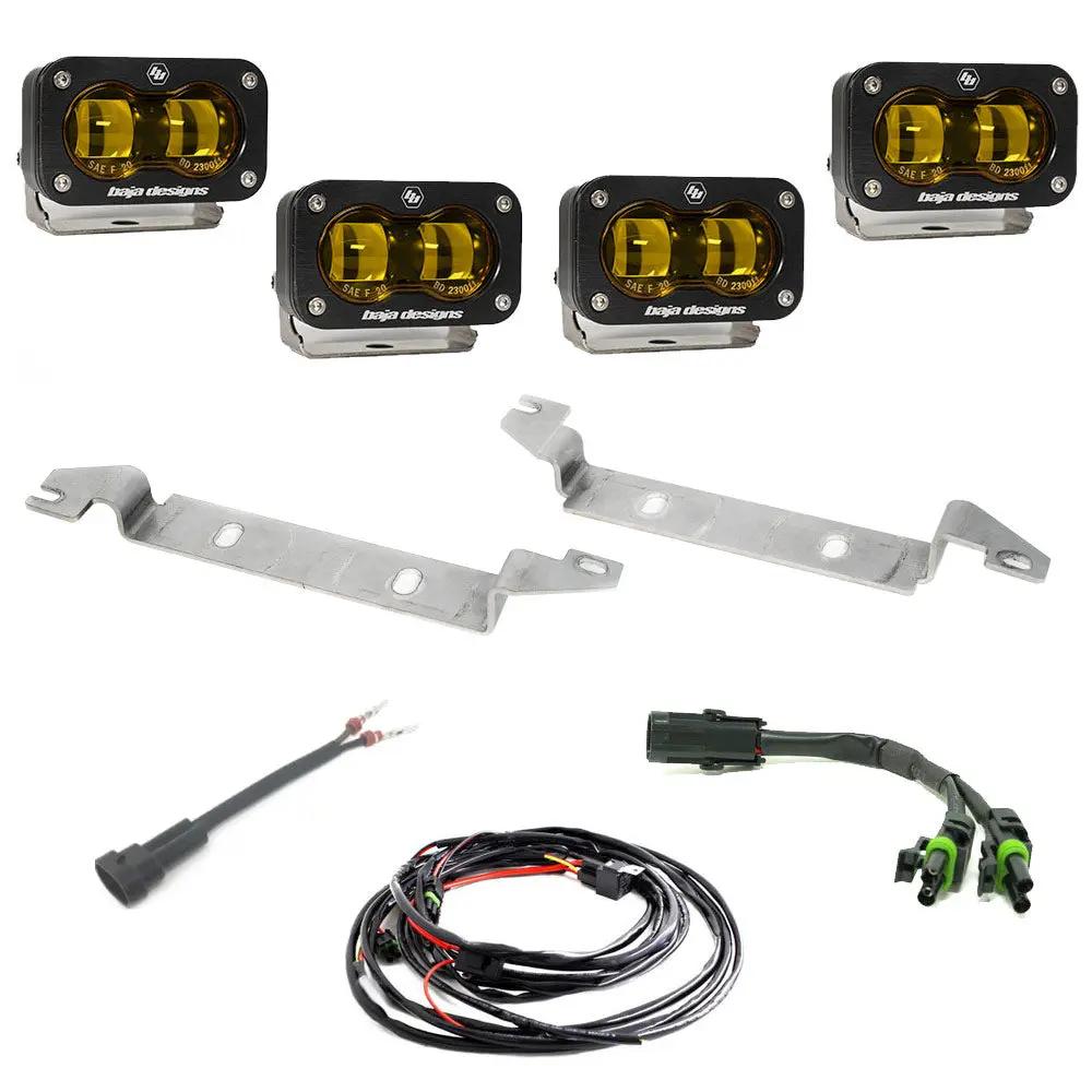 Baja Designs 2023-26 Toyota Sequoia S2 SAE Amber, OEM FPK Replacement Kit by Baja Designs