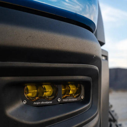 Baja Designs Dodge, Ram Rebel/TRX (19-24), Dual S2 SAE Amber FPK by Baja Designs