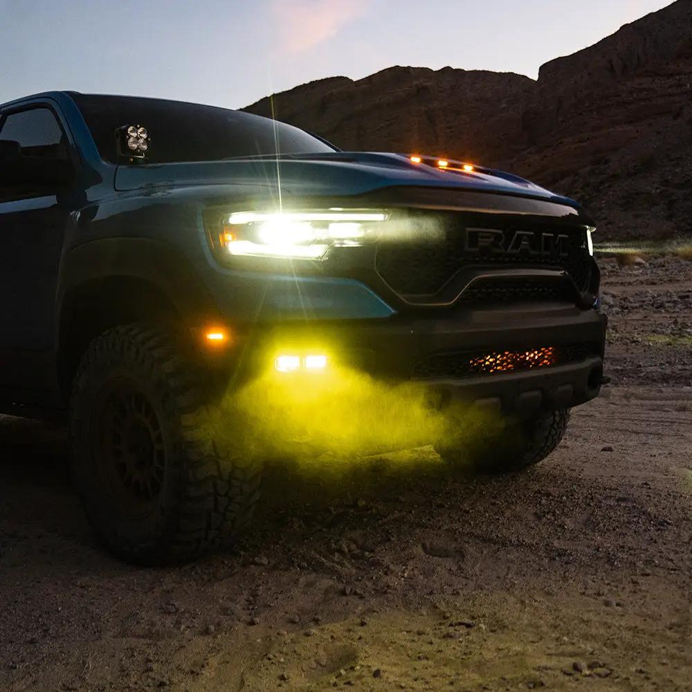 Baja Designs Dodge, Ram Rebel/TRX (19-24), Dual S2 SAE Amber FPK by Baja Designs
