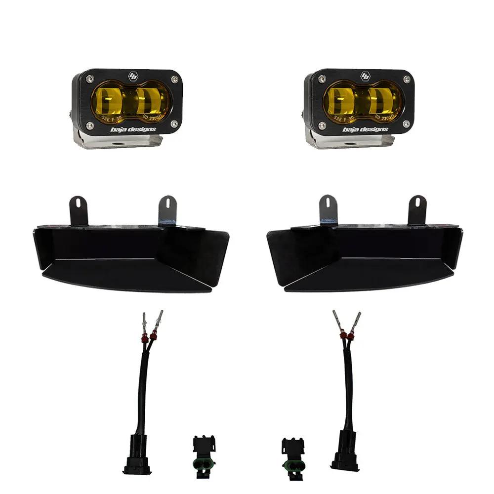 Baja Designs Dodge, Ram 2500/3500 (19-26), FPK, S2 SAE Amber by Baja Designs