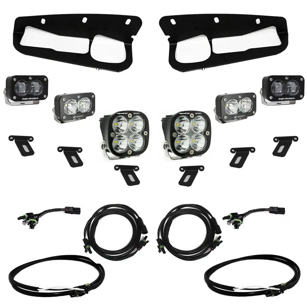 Baja Designs Ford, Bronco (21-26) S2 SAE FPK Sportsmen Steel Bumper w/up by Baja Designs