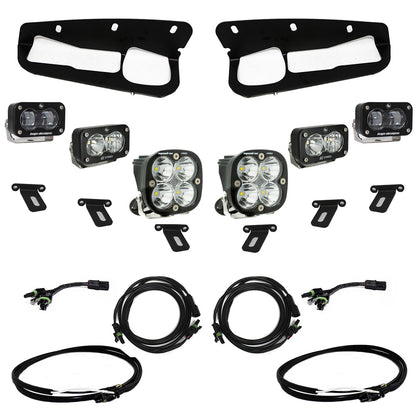 Baja Designs Ford, Bronco (21-26) S2 SAE FPK "Pro" Steel Bumper w/up by Baja Designs