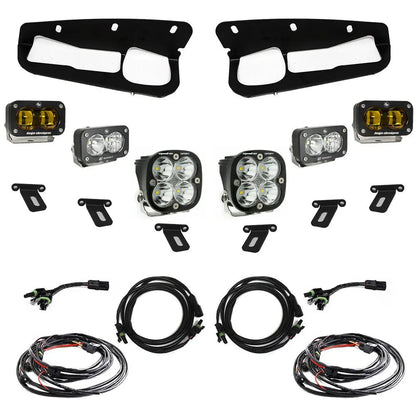 Baja Designs Ford, Bronco (21-26) S2 SAE Amber FPK Sportsmen Steel Bumper by Baja Designs