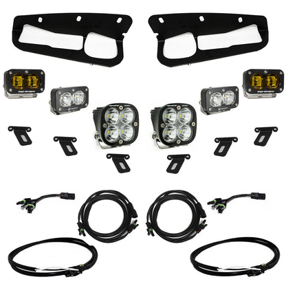 Baja Designs Ford, Bronco (21-26) S2 SAE Amb FPK Sportsmen Steel Bump w/up by Baja Designs