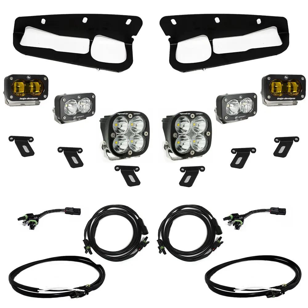 Baja Designs Ford, Bronco (21-26) S2 SAE Amb FPK Sportsmen Steel Bump w/up by Baja Designs