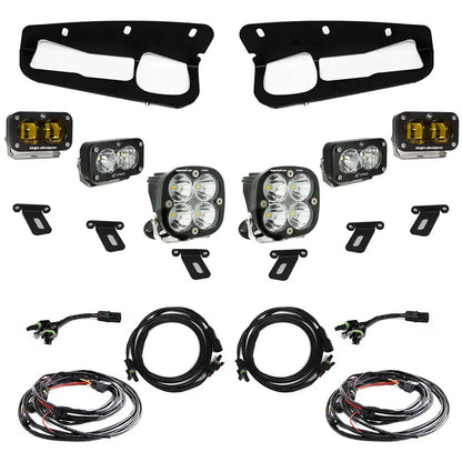 Baja Designs Ford, Bronco (21-26) S2 SAE Amber FPK "Pro" Steel Bumper by Baja Designs
