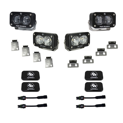 Baja Designs S2 SAE/S2 Pro Fog Pocket Kits - Ford '21-26 F-150 Raptor, '23-26 Bronco Raptor, '24-26 F-150 Raptor 37/R by Baja Designs