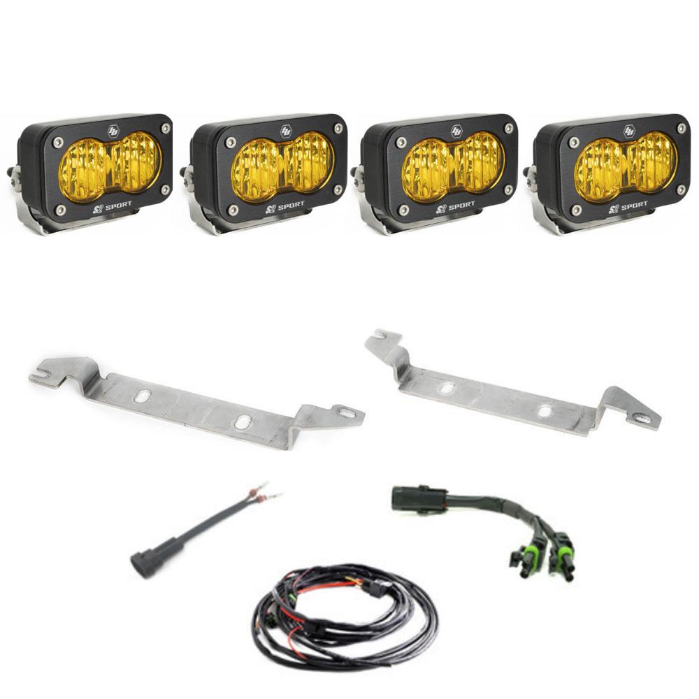 Baja Designs Fog Pocket Light Kit - 2023-26 Toyota Sequoia (Wide Cornering: Baja Amber) by Baja Designs