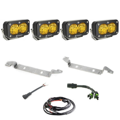 Baja Designs Fog Pocket Light Kit - 2023-26 Toyota Sequoia (Wide Cornering: Baja Amber) by Baja Designs