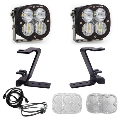 Baja Designs XL Sport A-Pillar Kit - 2023-26 Ford F-250/350 Super Duty (Driving/Combo; Clear; Upfitter Wiring) by Baja Designs
