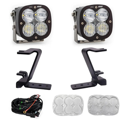 Baja Designs XL80 A-Pillar Kit - 2023-26 Ford F-250/350 Super Duty (Driving/Combo; Clear; Toggle Wiring) by Baja Designs