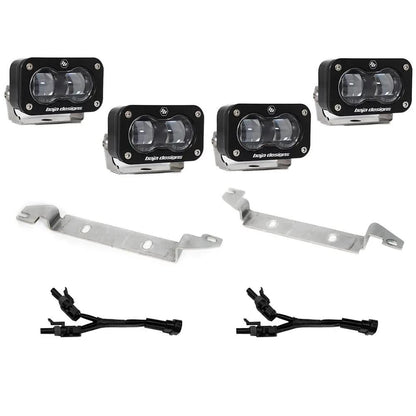 Baja Designs S2 SAE OEM Fog Light Replacement Kit - 2024-2026 Toyota Tacoma (SAE Spot; Clear) by Baja Designs