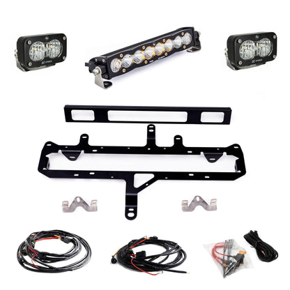 Baja Designs S8 10-inch/S2 Pro Grille Light Kit - 2024-2026 Toyota Tacoma TRD Pro (Clear) by Baja Designs