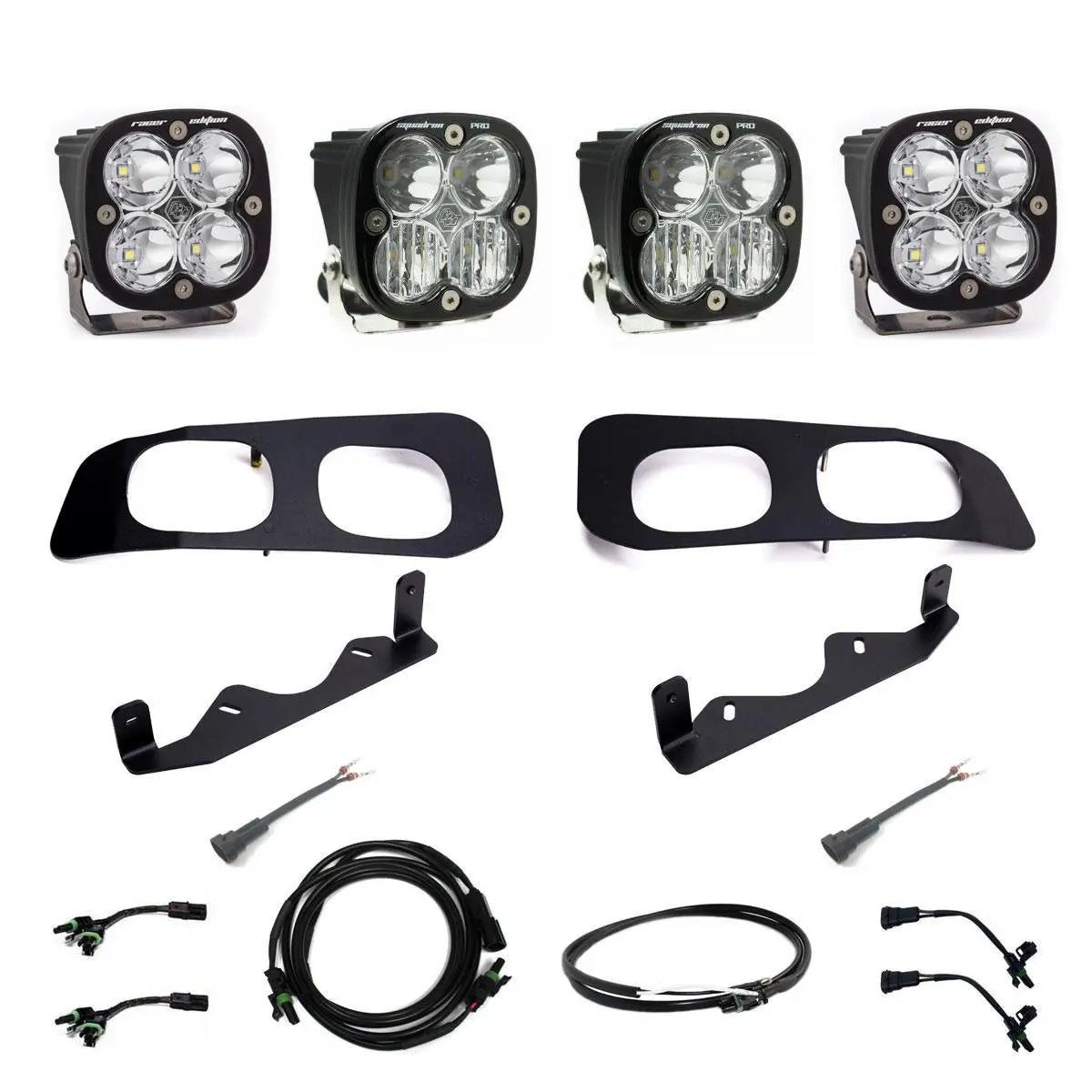 Baja Designs 2023-26 Ford Super Duty Dual Unlimited Fog Pocket Upfitter Kit by Baja Designs