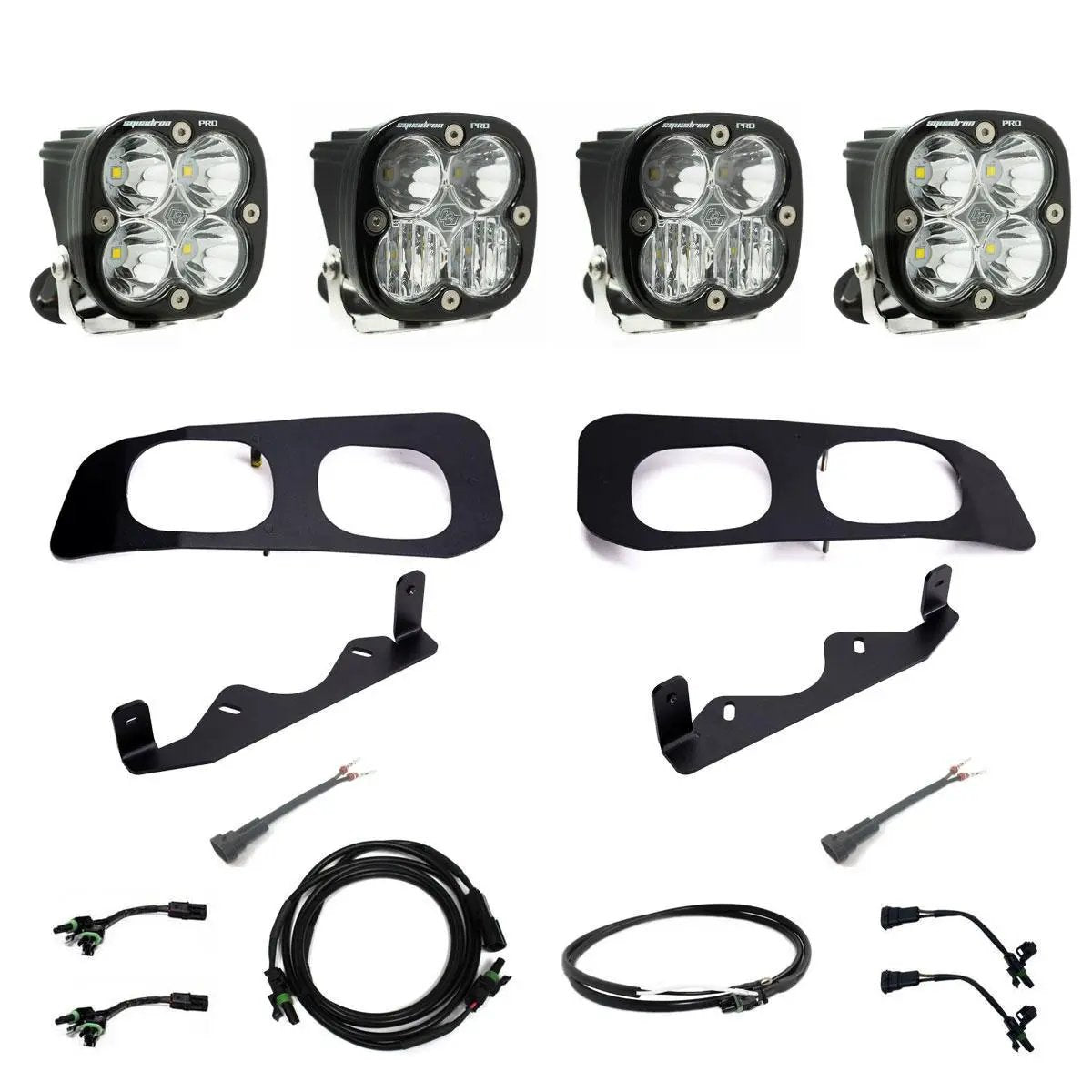 Baja Designs 2023-26 Ford Super Duty Dual Pro Fog Pocket Upfitter Kit by Baja Designs