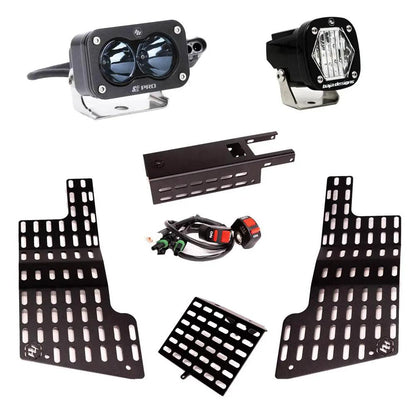Baja Designs Sur-Ron S2 Pro IR /S1 White Headlight Kit (Multi Pattern; 850nm; Clear/IR) by Baja Designs
