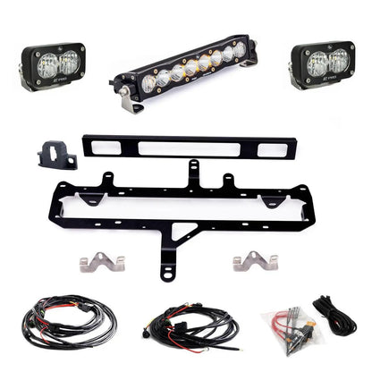 Baja Designs Toyota S8 10" Light Bar / S2 Pro Grille Conversion Light Kit - 2024-2026 Toyota Tacoma (Clear) by Baja Designs