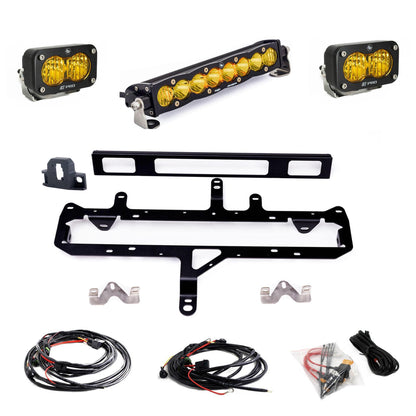 Baja Designs Toyota S8 10" Light Bar / S2 Pro Grille Conversion Light Kit - 2024-2026 Toyota Tacoma (Baja Amber) by Baja Designs