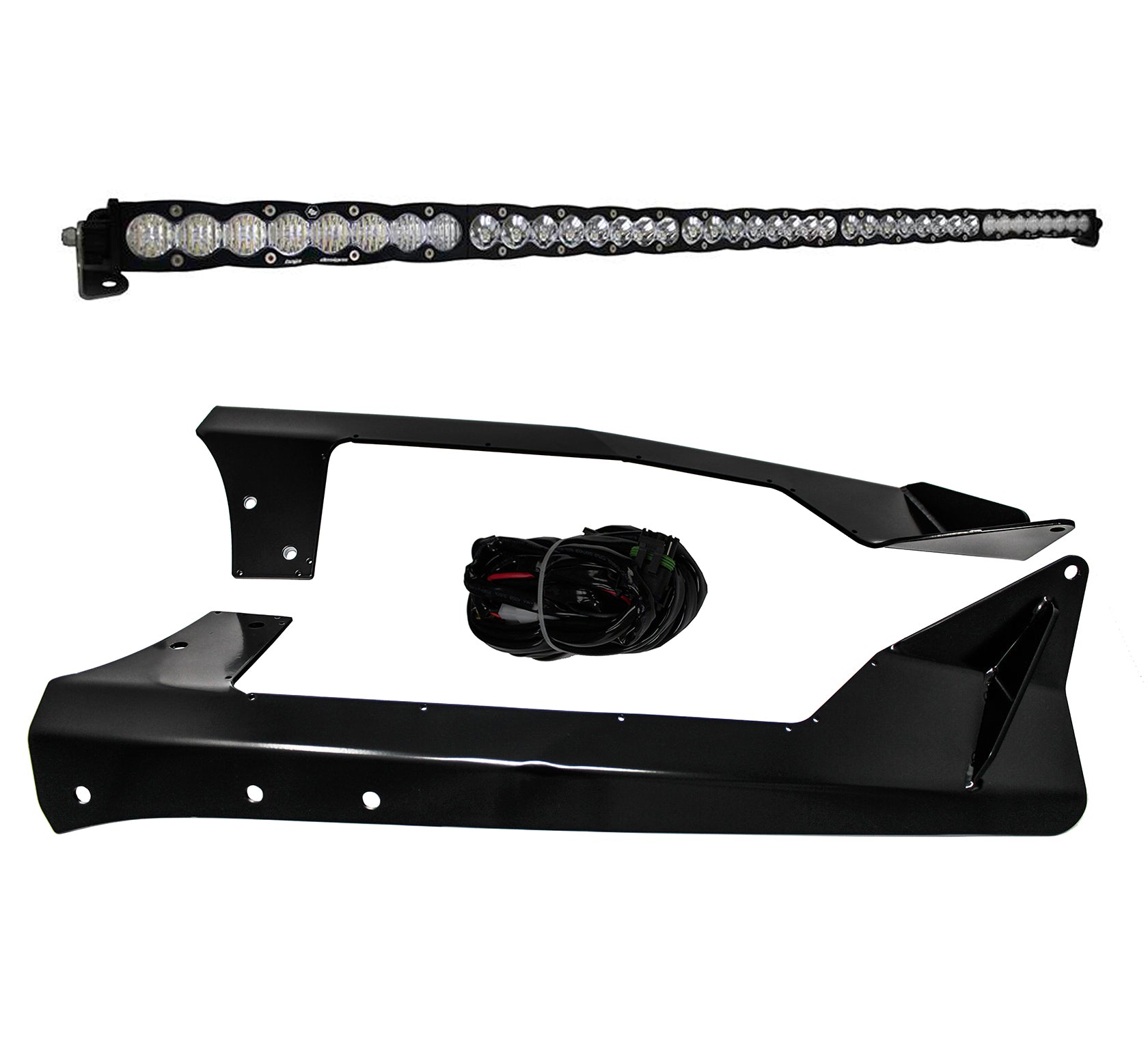 Baja Designs S8 50 Inch Roof Mount Kit - '07-18 Wrangler JK (Driving/Combo; Clear) by Baja Designs