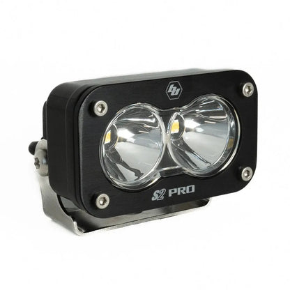 Baja Designs S2 Pro Black LED Light Pod (Spot; Clear) by Baja Designs