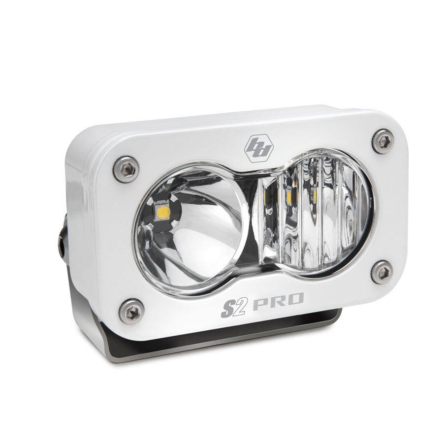 Baja Designs S2 Pro White LED Light Pod (Driving/Combo; Clear) by Baja Designs