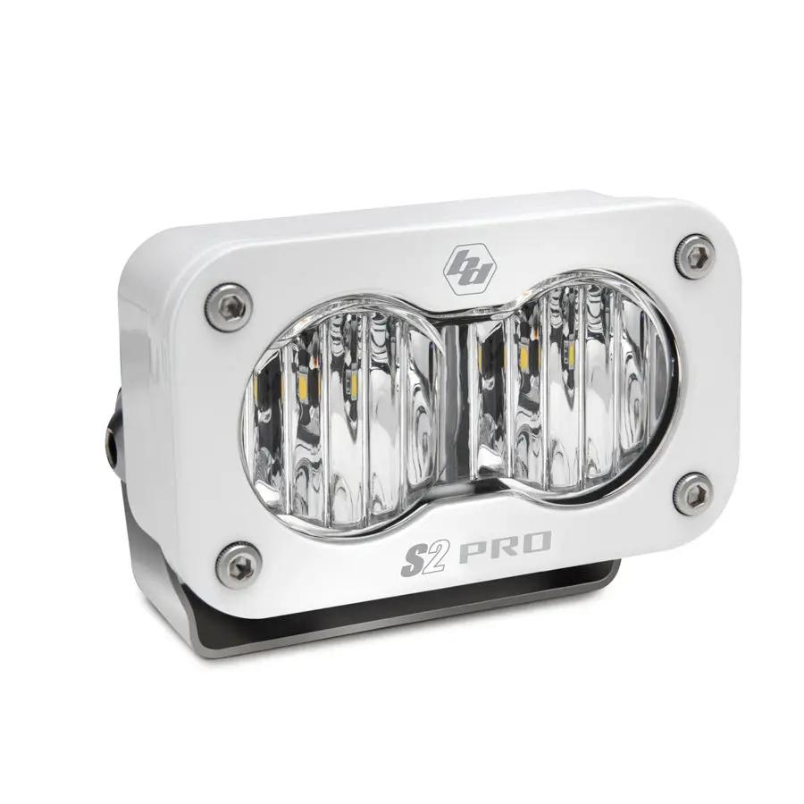 Baja Designs S2 Pro White LED Light Pod (Wide Cornering; Clear) by Baja Designs