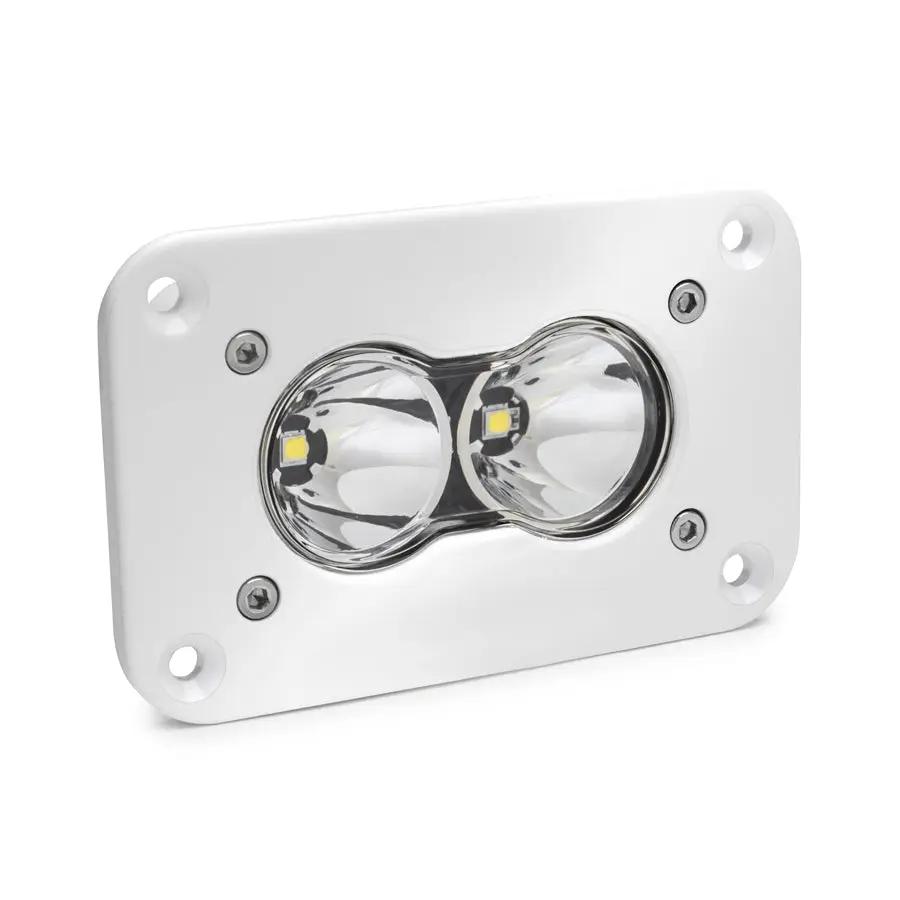 Baja Designs S2 Pro White Flush Mount LED Light Pod (Spot; Clear) by Baja Designs
