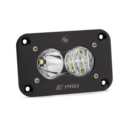Baja Designs S2 Pro Black Flush Mount LED Light Pod (Driving/Combo; Clear) by Baja Designs