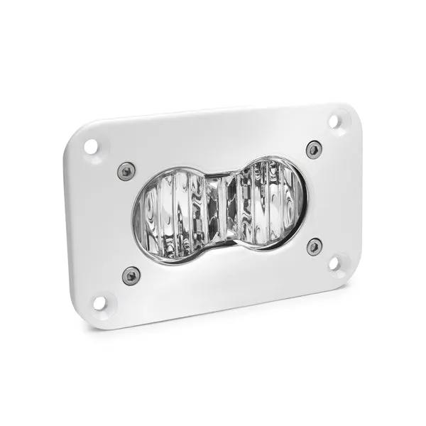 Baja Designs S2 Pro White Flush Mount LED Light Pod (Wide Cornering; Clear) by Baja Designs
