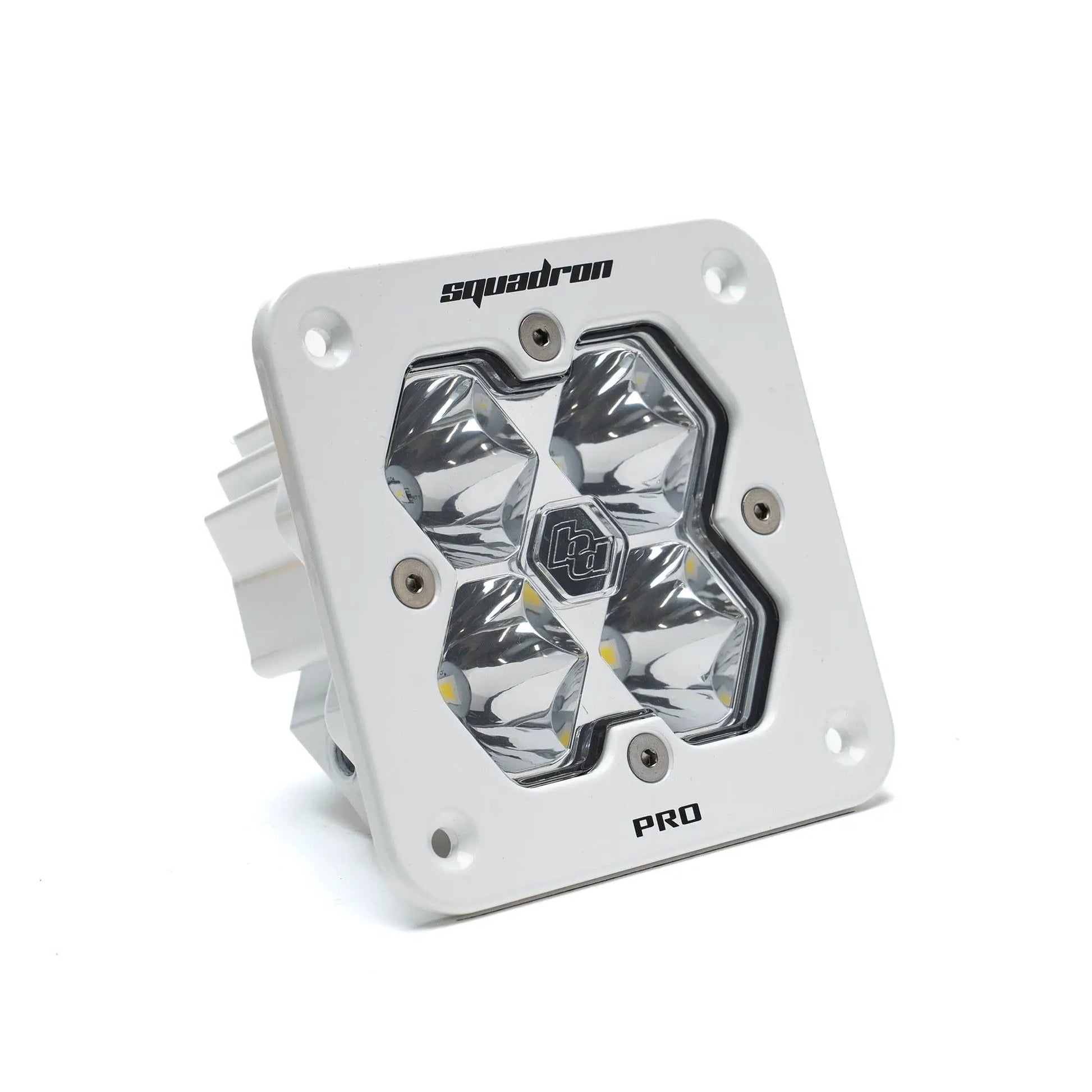 Baja Designs Squadron 2.0, Pro, White, Flush Mount, LED Spot by Baja Designs