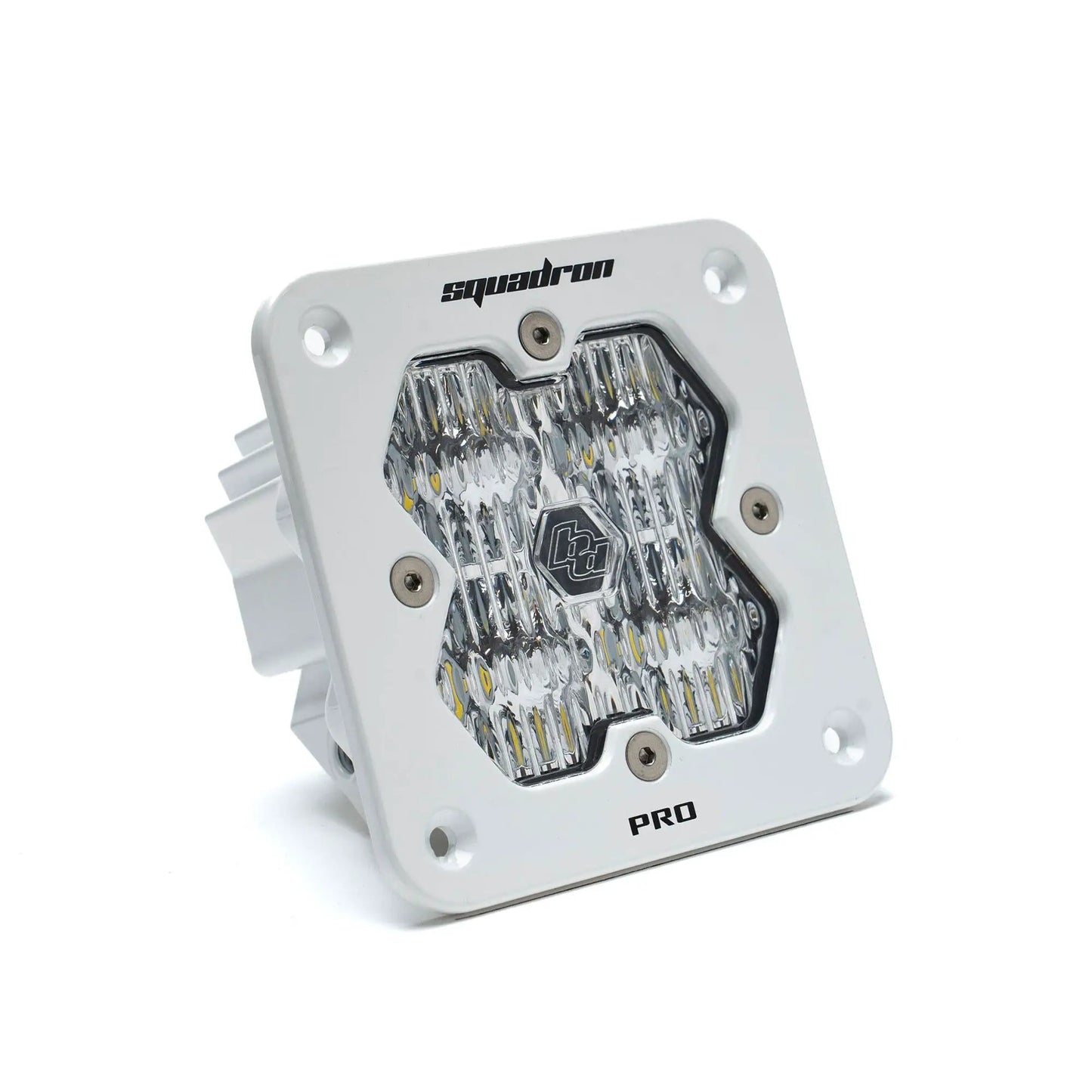 Baja Designs Squadron 2.0, Pro, White, Flush Mount, LED Wide Cornering by Baja Designs