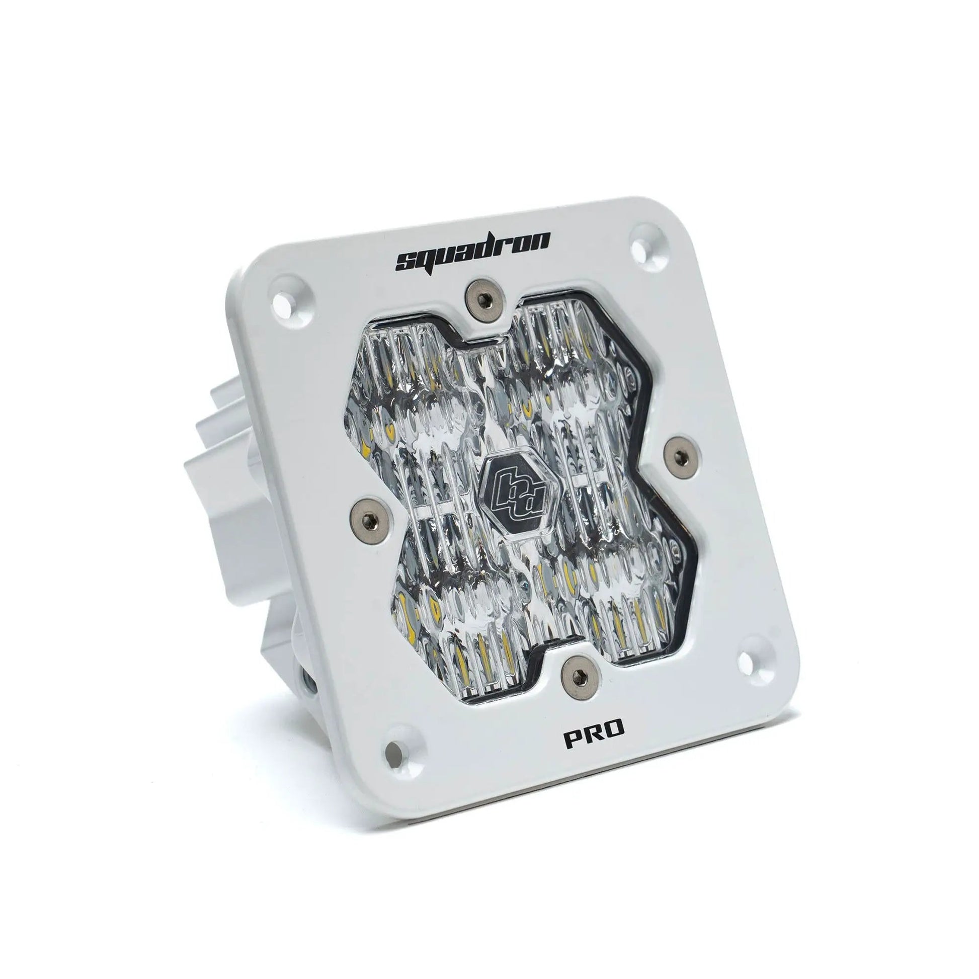 Baja Designs Squadron 2.0, Pro, White, Flush Mount, LED Wide Cornering by Baja Designs