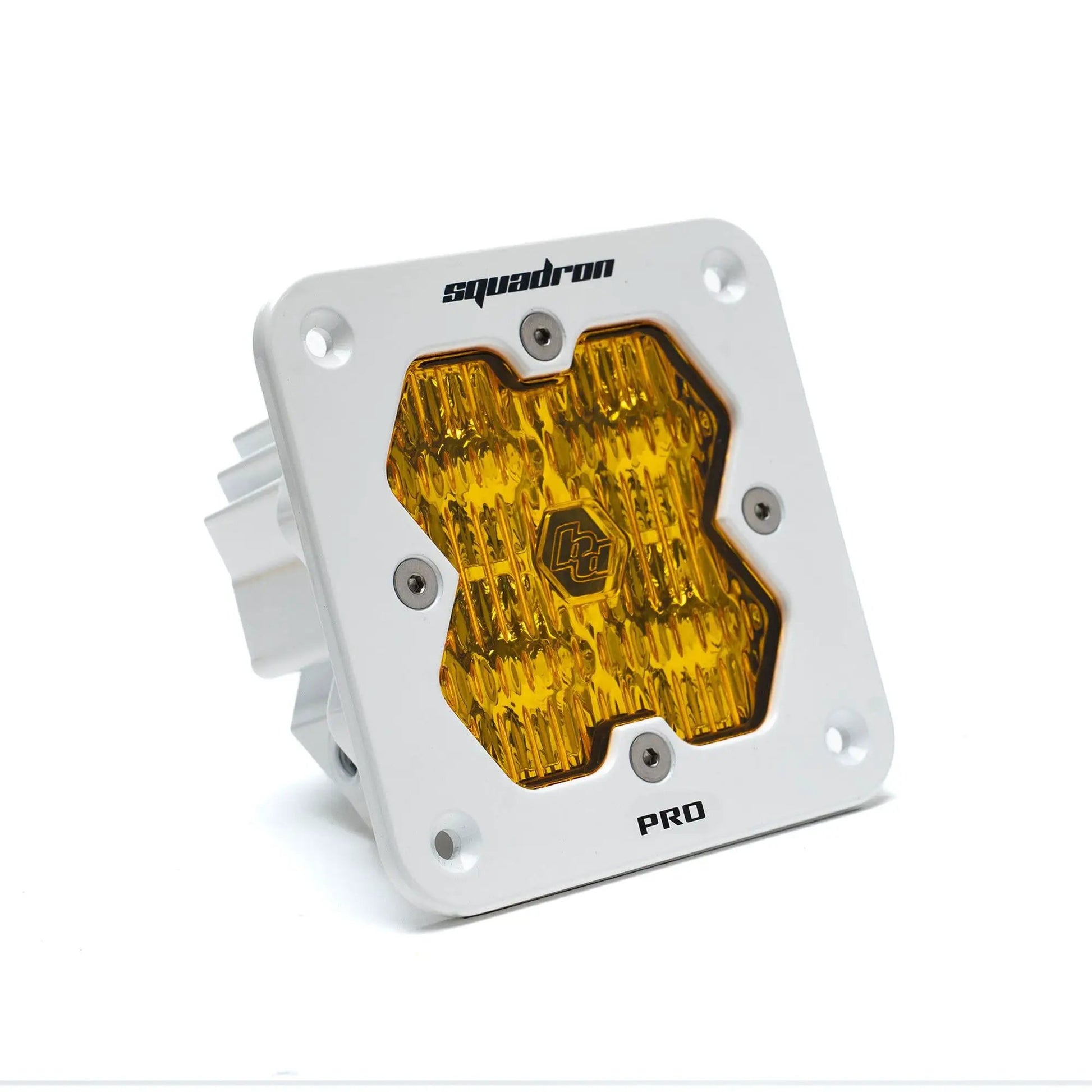 Baja Designs Squadron 2.0, Pro, White, Flush Mount, LED Wide Cornering, Baja Amber by Baja Designs