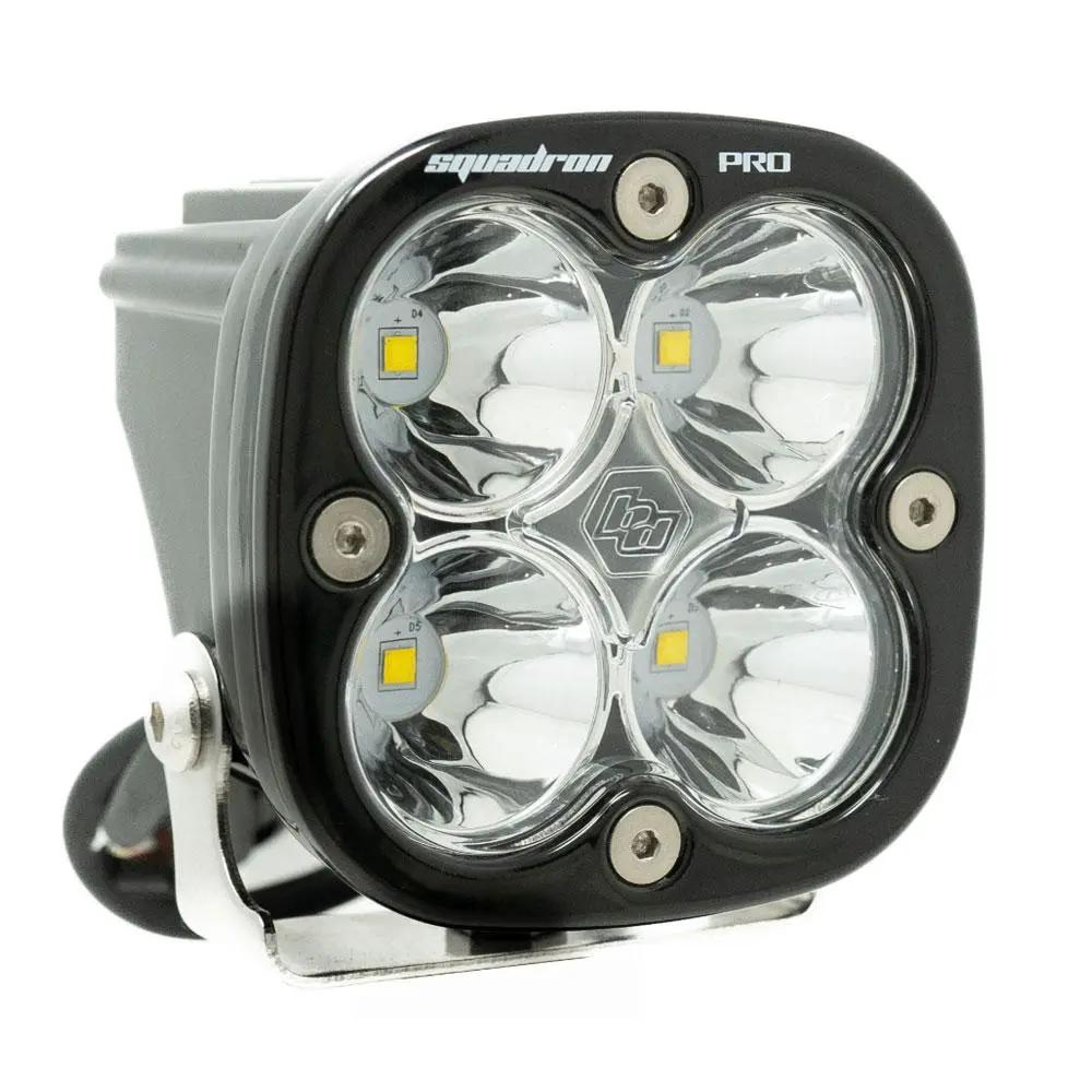 Baja Designs Squadron Pro Black LED Light Pod (Spot; Clear) by Baja Designs