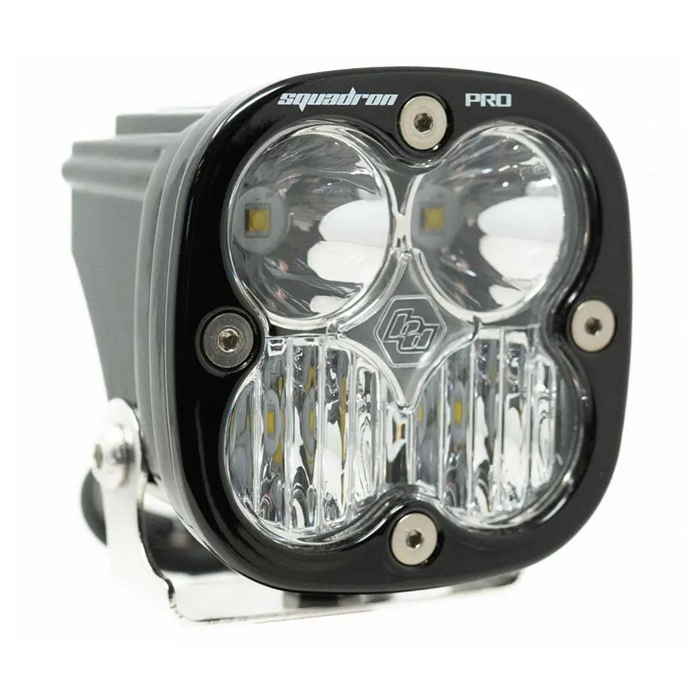 Baja Designs Squadron Pro Black LED Light Pod (Driving/Combo; Clear) by Baja Designs