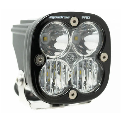 Baja Designs Squadron Pro Black LED Light Pod (Driving/Combo; Clear) by Baja Designs