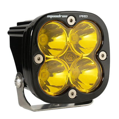 Baja Designs Squadron Pro Black LED Light Pod (Spot; Baja Amber) by Baja Designs
